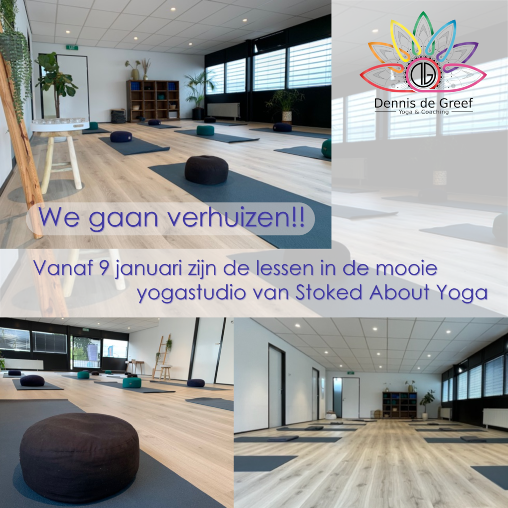 Yoga Hoofddorp we gaan verhuizen!